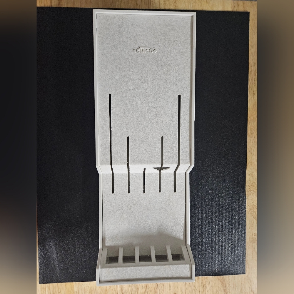 Vintage Cutco Swirl‎ 5 Pc Knife Wall Mount Racks Holder